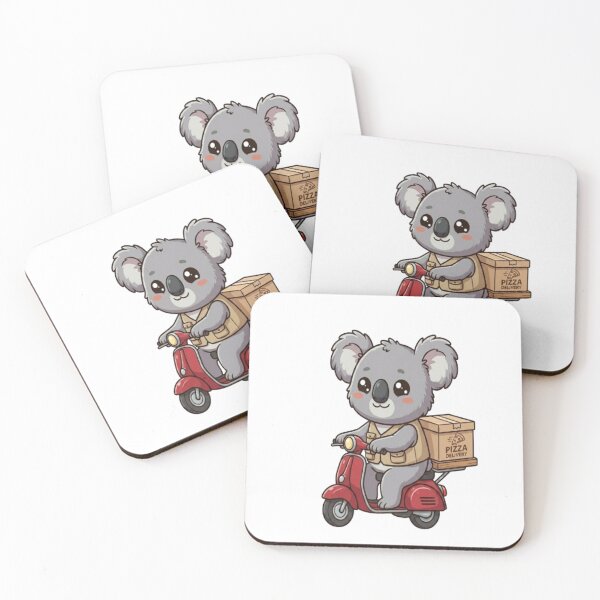 Item preview, Cute Pizza Delivery Koala designed and sold by Ella_Sketch.