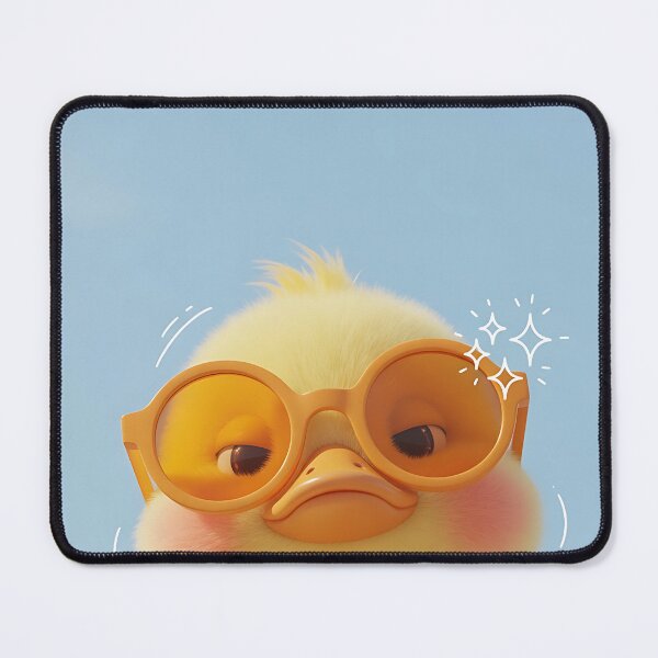 Item preview, Fluffy Duckling in Orange Sunglasses designed and sold by Crackio.