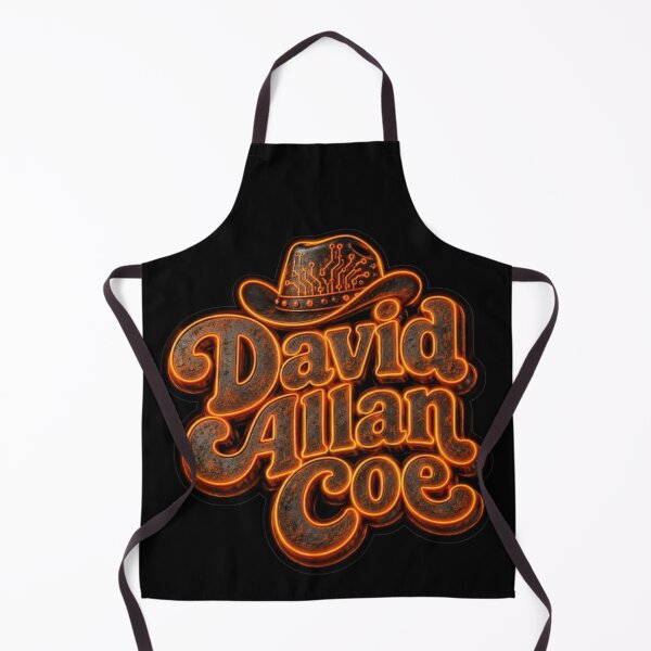 Item preview, Outlaw Country David Allan Coe Cyber Text Sticker designed and sold by ArpitDev.