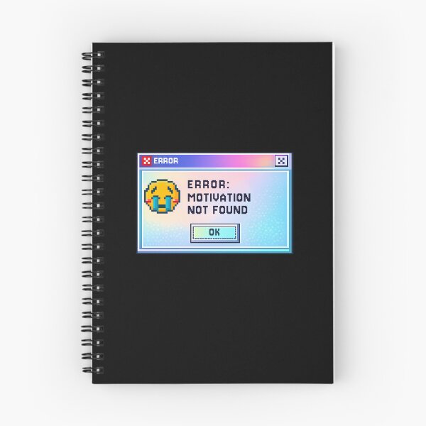 Item preview, Error Motivation Not Found Retro Computer Window Meme designed and sold by LumePrint.