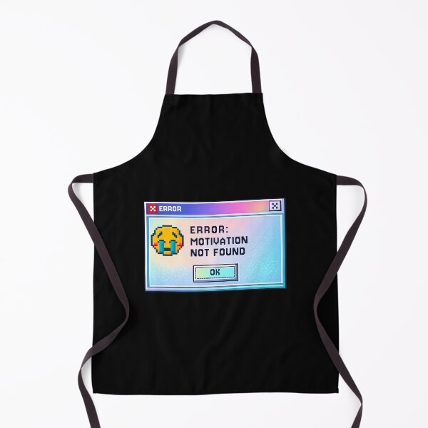 Item preview, Error Motivation Not Found Retro Computer Window Meme designed and sold by LumePrint.