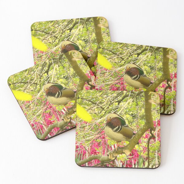 Item preview, Colourful London Mandarin Duck Amidst Azaleas designed and sold by The Running London Photographer.