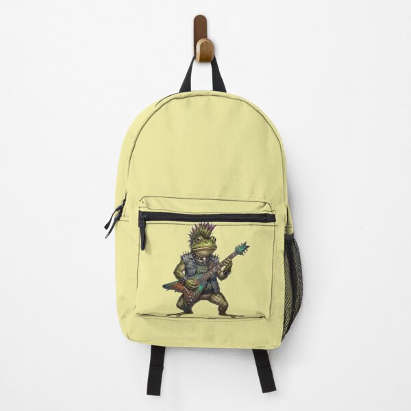 Item preview, Punk Rock Frog – Funny Guitar Art  designed and sold by Dogandesighn.