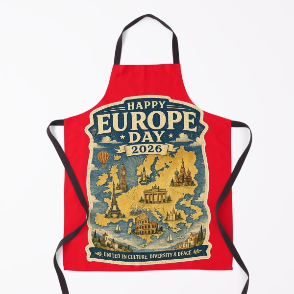 Item preview, Happy Europe Day 2026 Vintage Travel Poster – European Landmarks Art | Europe Pride Gift designed and sold by irfanshikh.
