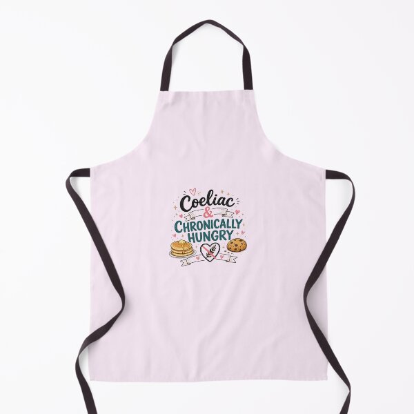 Item preview, Coeliac & Chronically Hungry – Funny Gluten Free Quote Coeliac Humour Foodie Typography Design designed and sold by My Gluten Free Life UK.
