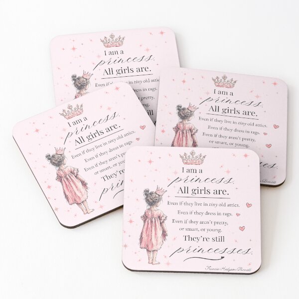 Item preview, All Girls Are Princesses designed and sold by TheCulturedMuse.