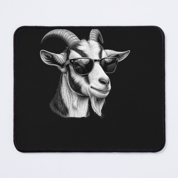 Item preview, Goat with Sunglasses Animal lovers designed and sold by erozzz.