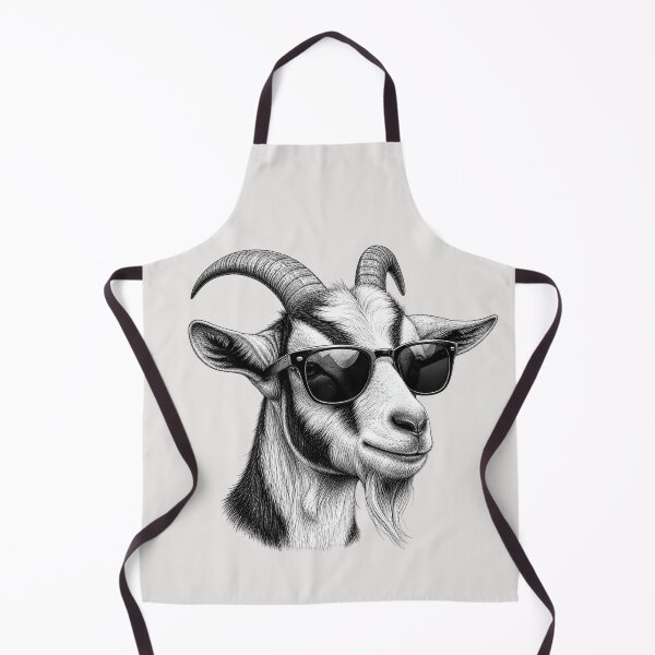 Item preview, Goat with Sunglasses Animal lovers designed and sold by erozzz.