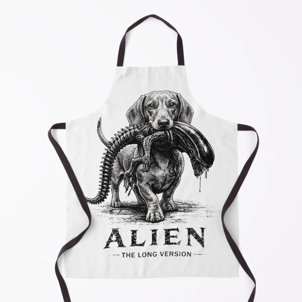 Item preview, Alien The Long Version Funny Dachshund Xenomorph Mashup designed and sold by HolySausage.