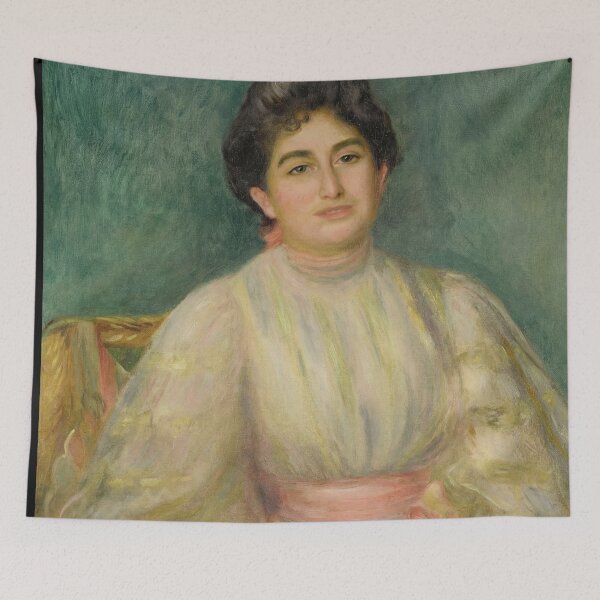 Item preview, Portrait De Madame Paul Gallimard by Pierre-Auguste Renoir: Impressionist Portrait Poster designed and sold by artofuniverse.