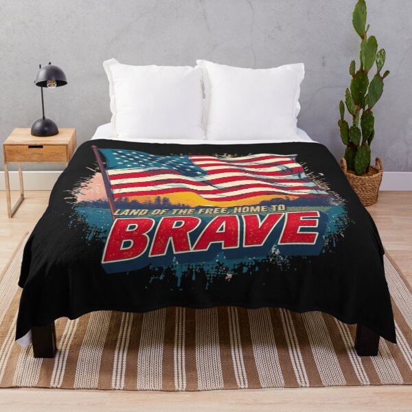 Item preview, Free Home Brave American Flag designed and sold by Zakrytos ★★★★★.