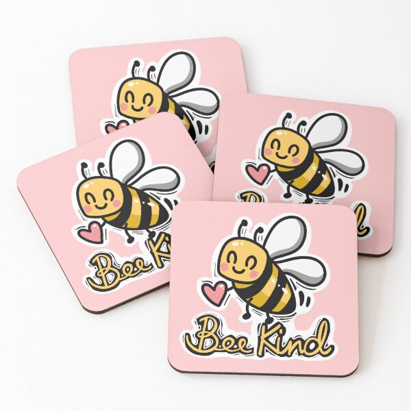 Item preview, Bee kind cute happy sticker style  designed and sold by sianelliot.