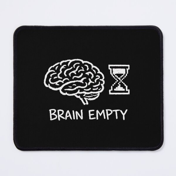 Item preview, Brain Empty Funny Chalk Drawing Meme designed and sold by LumePrint.