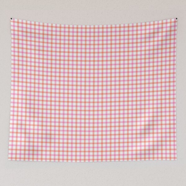 Item preview, Cotton candy & melon plaid designed and sold by Mint + Midnight.