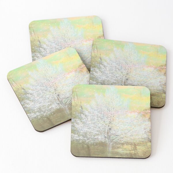 Item preview, Iridescent Pear Tree Artwork, Mystical Plant Art Print designed and sold by susan-meredith.