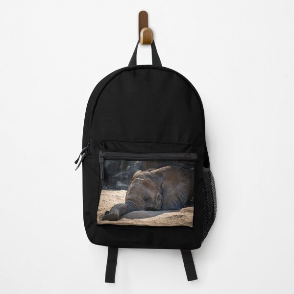 Item preview, Resting Giant - African Elephant Laying in the Sand Photography designed and sold by AbulailArt.