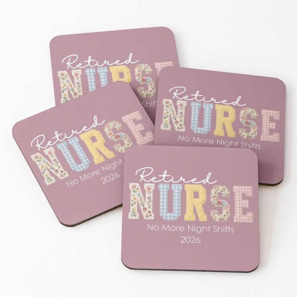 Item preview, Retired Nurse Faux Patchwork, Vintage Retired Nurse, No More Night Shifts 2026, Funny Retired Nurse. designed and sold by Lam Assia.