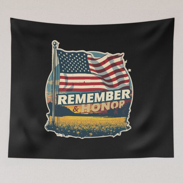 Item preview, Remember Honor Vintage Flag designed and sold by Zakrytos ★★★★★.