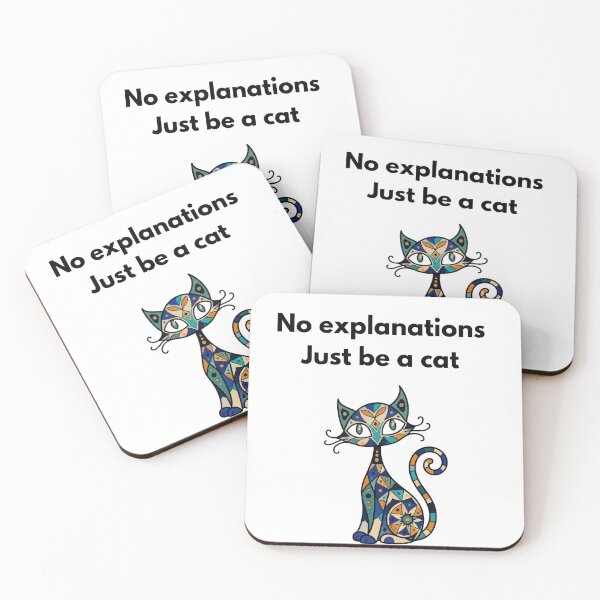 Item preview, Cat Quote Mandala Art designed and sold by PeplumiArt.