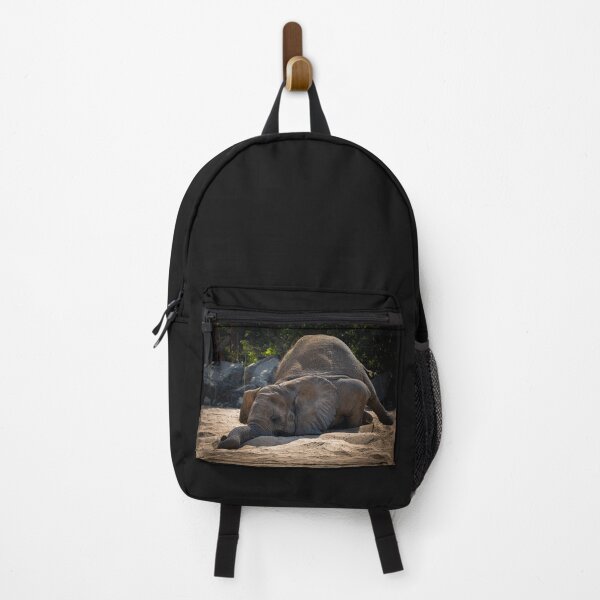 Item preview, Sleepy Elephant in Sand - Relatable Wildlife Photography designed and sold by AbulailArt.