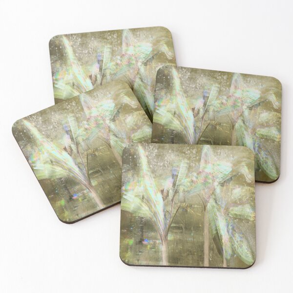 Item preview, Iridescent Banana Tree Artwork, Mystical Plant Art Print designed and sold by susan-meredith.