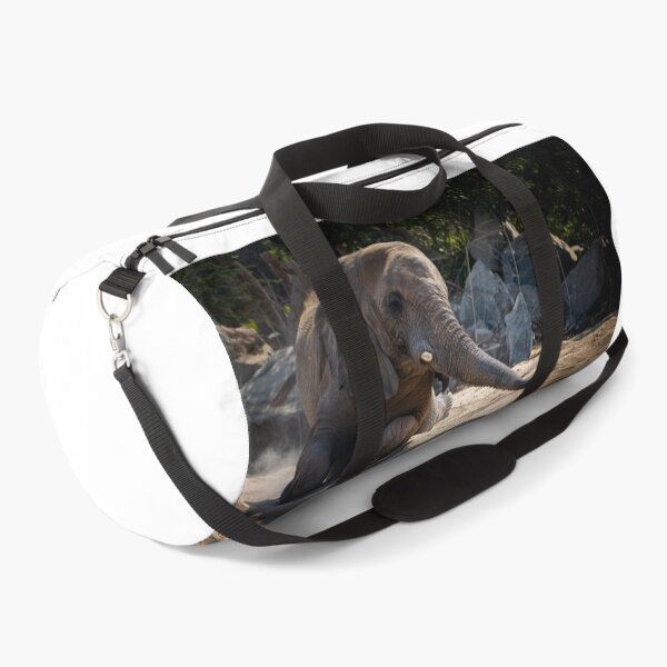 Item preview, African Elephant Resting on Sand - Majestic Wildlife Nature Photo designed and sold by AbulailArt.