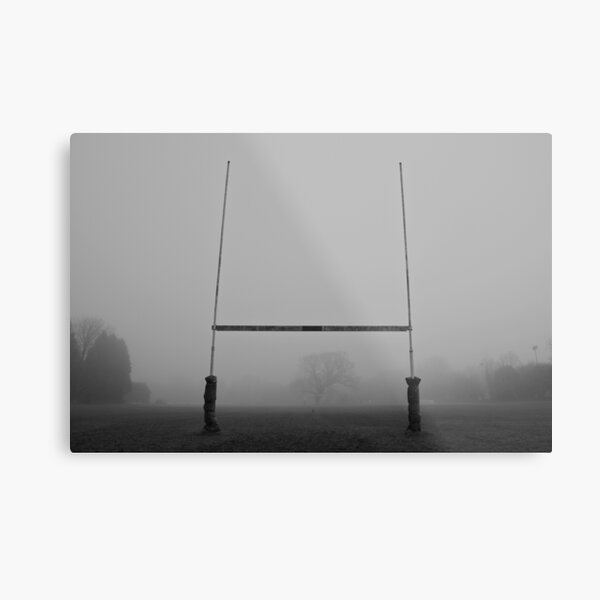 Rugby Goals Metal Print