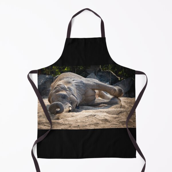 Item preview, Majestic African Elephant Dust Bath - Powerful Wildlife Nature Photography designed and sold by AbulailArt.