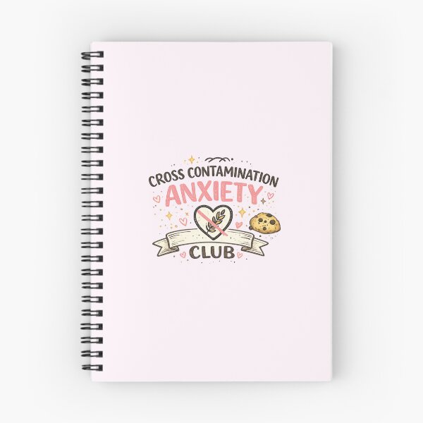 Item preview, Cross Contamination Anxiety Club – Funny Gluten Free Coeliac Food Allergy Quote Design designed and sold by My Gluten Free Life UK.