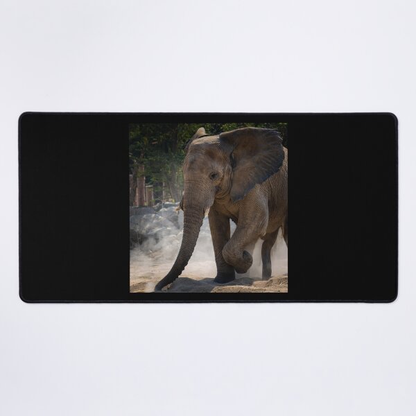 Item preview, Noble African Elephant Walking - Close Up Wildlife Portrait designed and sold by AbulailArt.