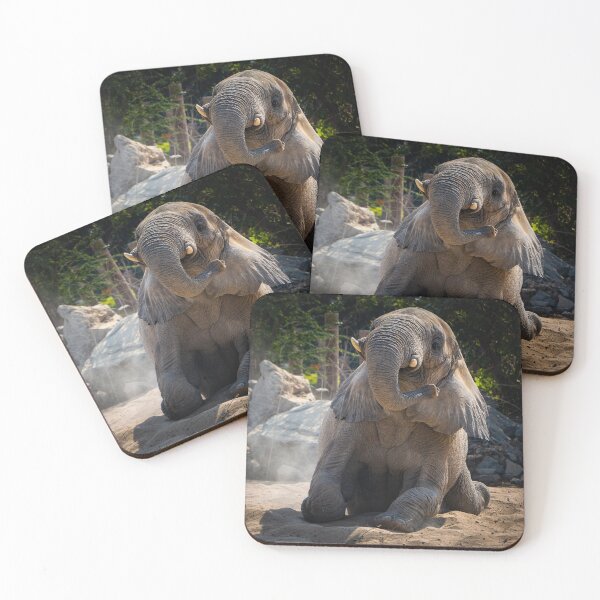 Item preview, Majestic African Elephant Portrait - Dynamic Safari Wildlife Photography designed and sold by AbulailArt.
