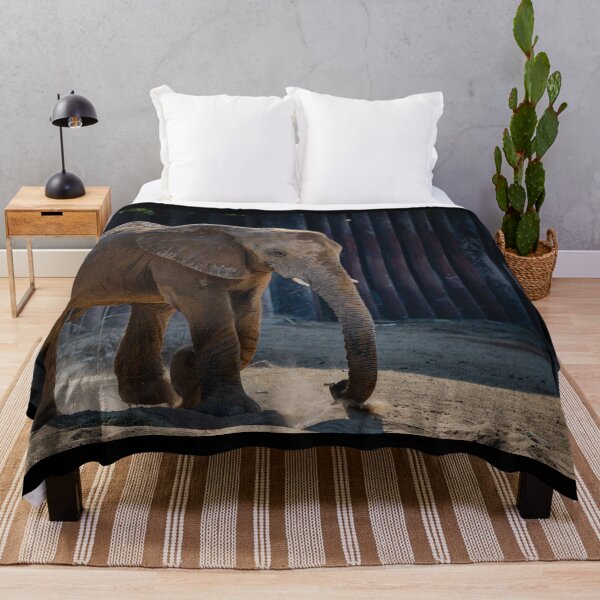 Item preview, Majestic African Elephant Walking - Cinematic Safari Wildlife Photography designed and sold by AbulailArt.
