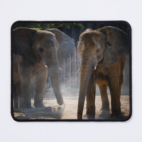Item preview, Majestic African Elephants - Savannah Dust Wildlife Photography designed and sold by AbulailArt.