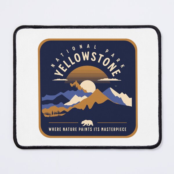Item preview, Yellowstone State Park Classic T-shirt Sticker designed and sold by ThinkNature!.