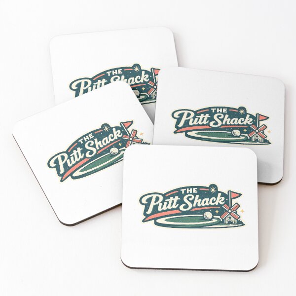Item preview, The Putt Shack – Retro Mini Golf Logo designed and sold by EastEndTownie.