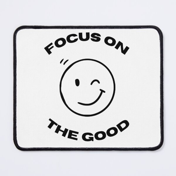 Item preview, Focus On The Good Minimalist Smiley Face designed and sold by VibeoCanvasShop.