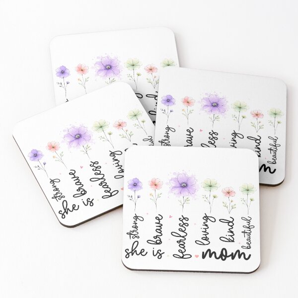 Item preview, Pastel Wildflower Line Art with Soft Sparkle Accents designed and sold by AURA-APPAEL.