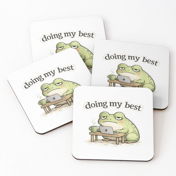 Item preview, Doing My Best Frog designed and sold by Stikaro.