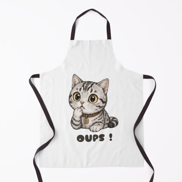 Item preview, Cute Cat Pixel – Oops Funny Cat designed and sold by TitiaDesign.