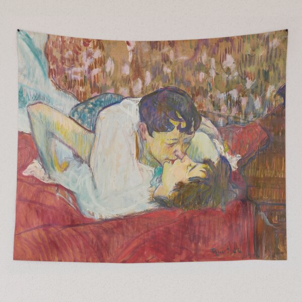Item preview, Soudais Deposition by Henri de Toulouse-Lautrec | Vintage Courtroom Sketch Fine Art Print designed and sold by artofuniverse.