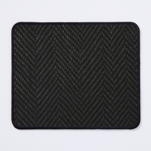 Item preview, Black Herring Bone Woven Textile Pattern designed and sold by frumixart.