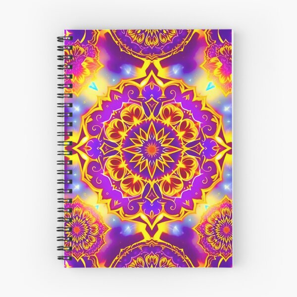 Item preview, Psychedelic Fractal Mandala Kaleidoscope Symmetrical Spiritual Universe Art designed and sold by Good Vibes .