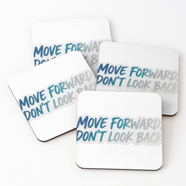 Item preview, Move Forward Don't Look Back Motivational Sticker designed and sold by Hafcishop.