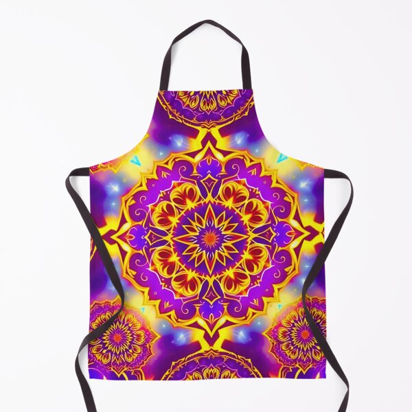 Item preview, Psychedelic Fractal Mandala Kaleidoscope Symmetrical Spiritual Universe Art designed and sold by Good Vibes .