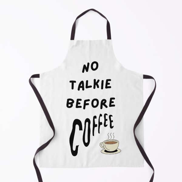 Item preview, No Talkie Before Coffee Funny Quote designed and sold by VibeoCanvasShop.