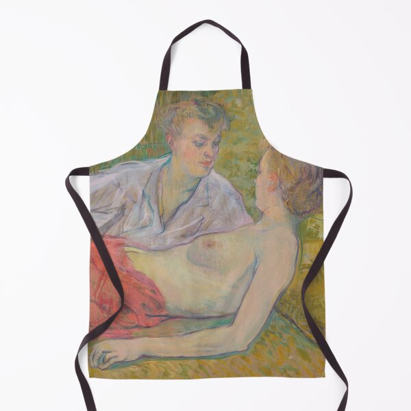 Item preview, The Two Girlfriends (Les Deux Amies) by Henri de Toulouse-Lautrec | Vintage Intimate Fine Art Print designed and sold by artofuniverse.