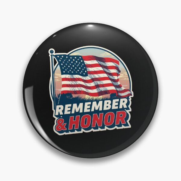 Item preview, Remember Honor American Flag designed and sold by Zakrytos ★★★★★.