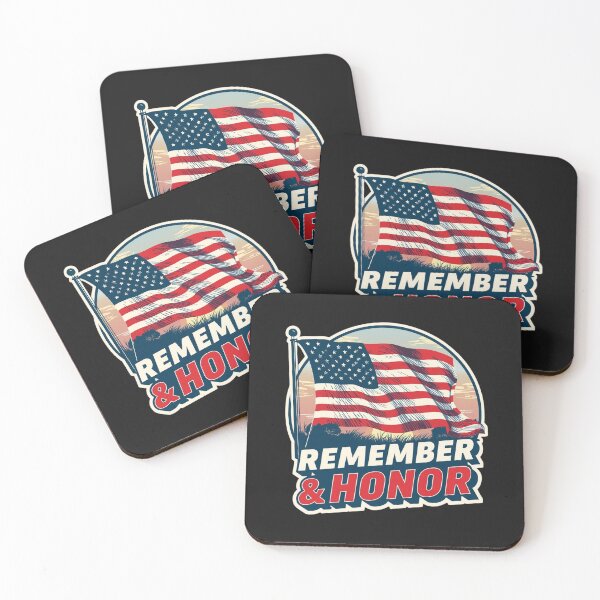 Item preview, Remember Honor American Flag designed and sold by Zakrytos ★★★★★.