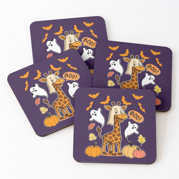 Item preview, Giraffe Boo Halloween Ghost designed and sold by happiecatstore.