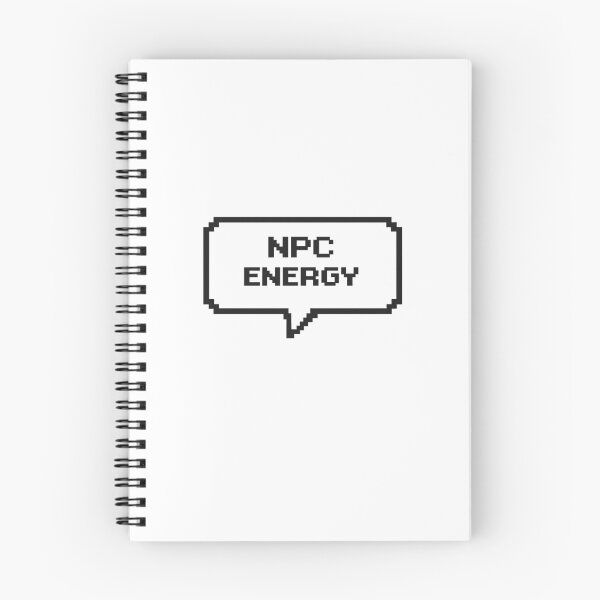 Item preview, NPC Energy Pixel Art Speech Bubble Meme designed and sold by LumePrint.